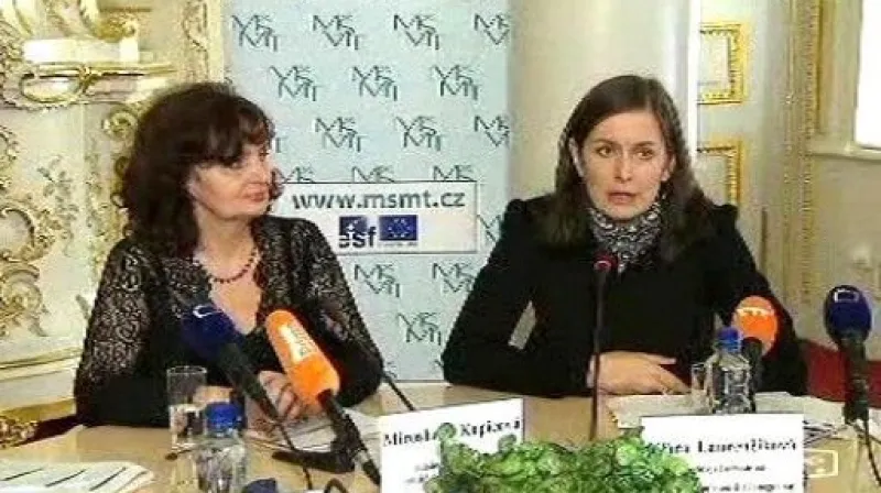 Tisková konference ministerstva školství