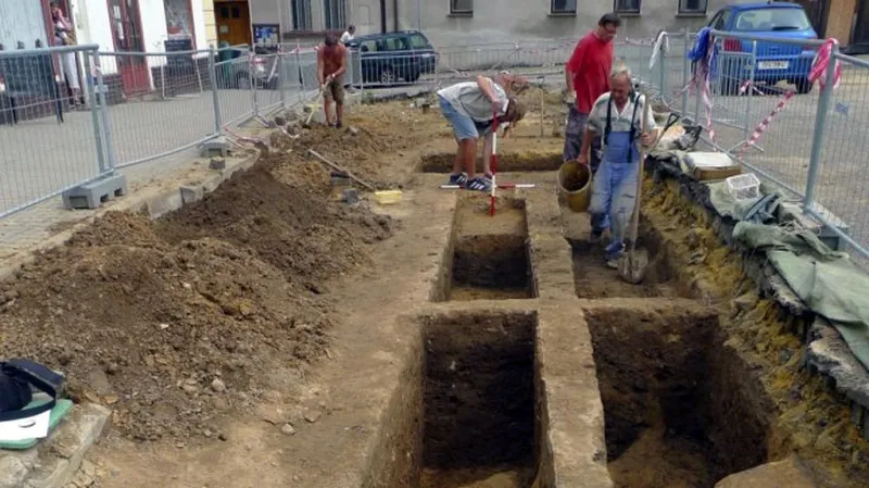 Archeologický výzkum ve Mšeně