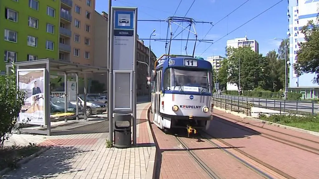 Opravená tramvajová trať v Liberci