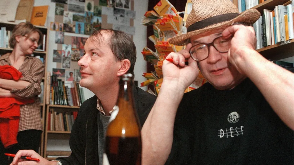 Filip Topol a Martin Jirous, 1997