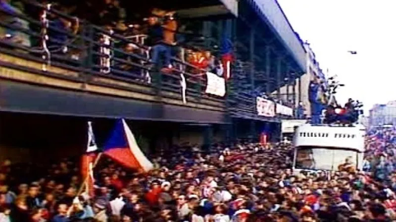 Demonstrace na Letné