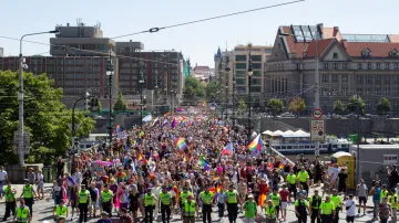 Prague Pride v pražských ulicích