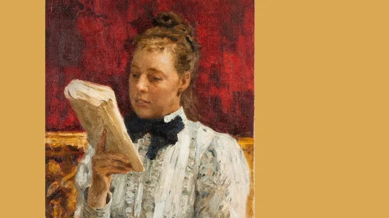 Ilja Repin / Portrét Natálie B. Nordmanové
