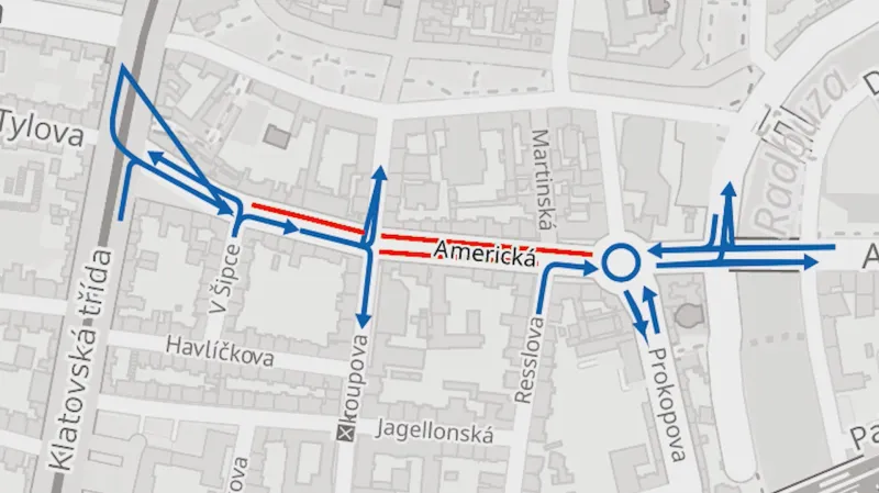 Částí Americké třídy osobní auta už neprojedou