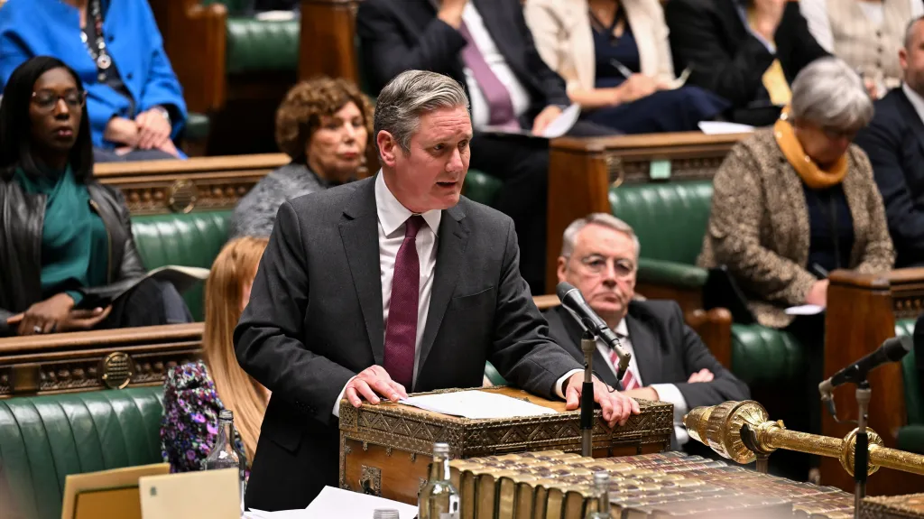 Lídr opozičních labouristů Keir Starmer