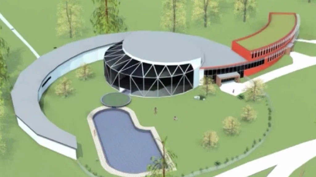 Vizualizace termálních lázní