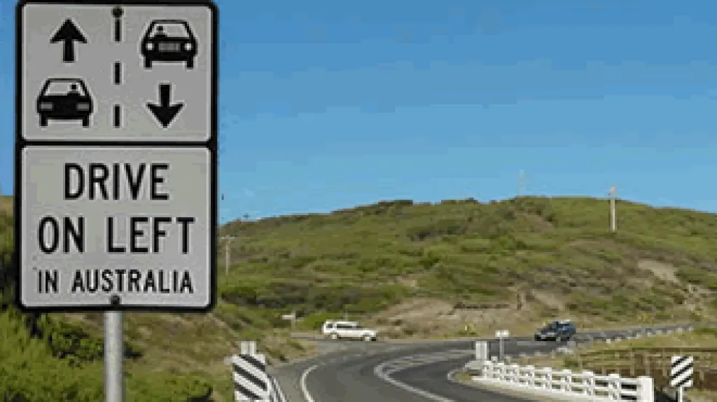 Jízda vlevo v Austrálii