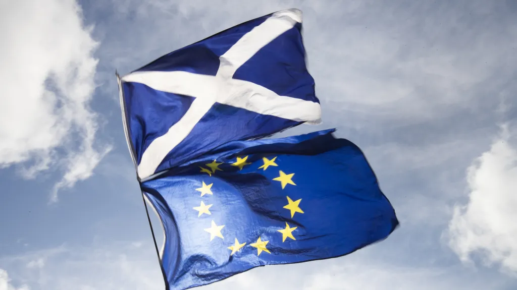 Vlajka Skotska a Evropské unie