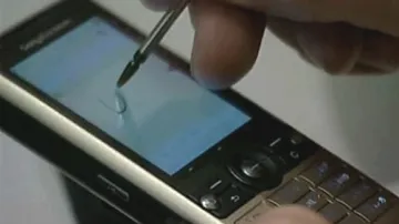 Práce s mobilním telefonem