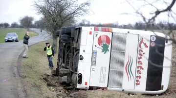 Nehoda autobusu (ilustrační foto)
