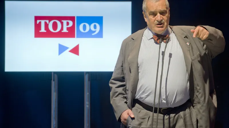 Čestný předseda TOP 09 Karel Schwarzenberg