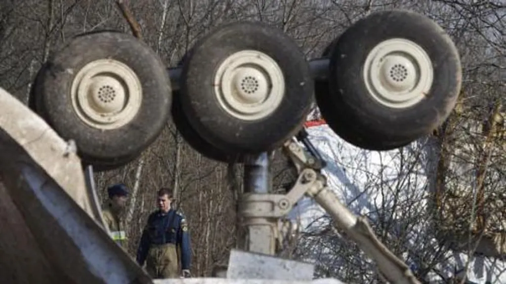 Trosky polského vládního letounu