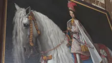 Obraz Leopolda Medicejského sedícího na koni