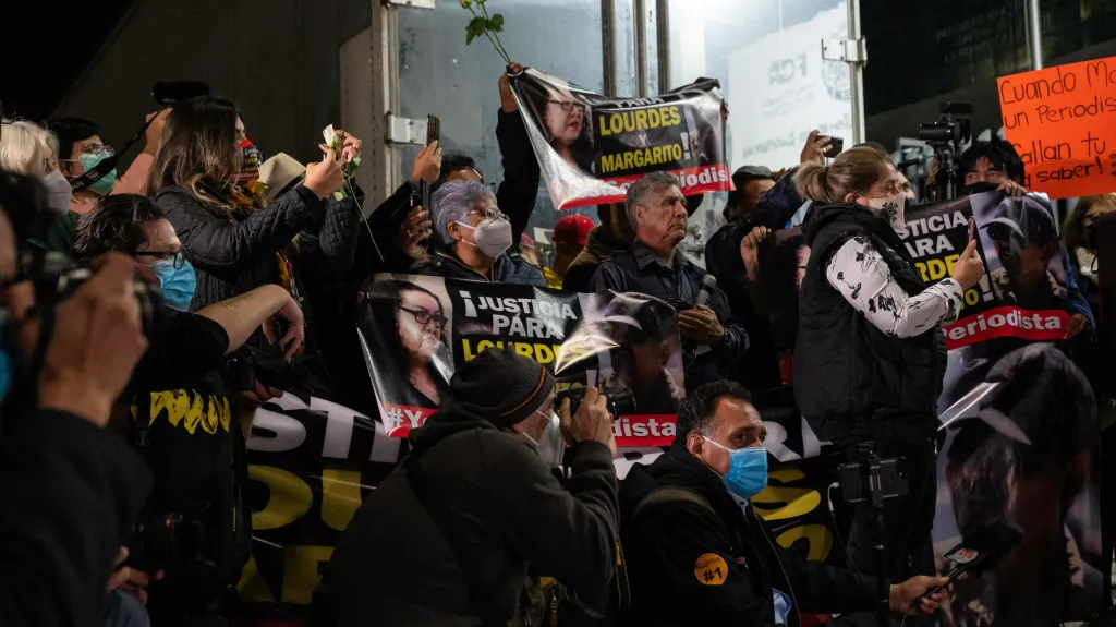 Protesty po vraždách tří mexických novinářů
