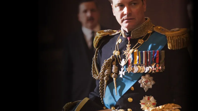 Colin Firth ve filmu King\'s Speech (Králova řeč)