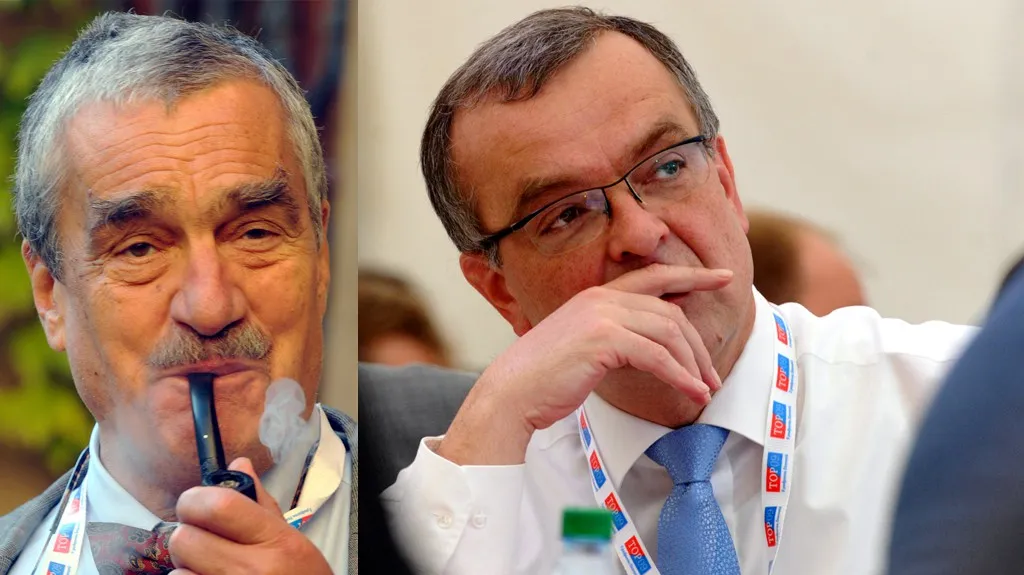 Karel Schwarzenberg a Miroslav Kalousek