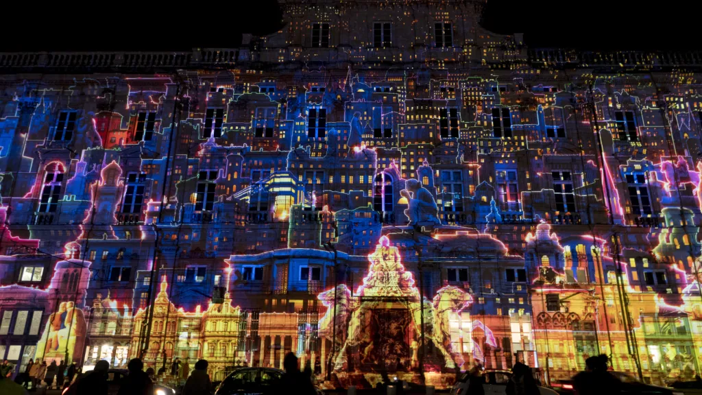 Festival světel ve francouzském Lyonu
