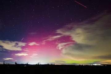 Českou noc osvítila polární záře