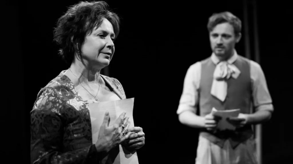 Ilona Svobodová (Sofie Podlipská) a Aleš Petráš (Jaroslav Vrchlický)