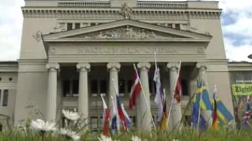 Budova Národní opery v Rize