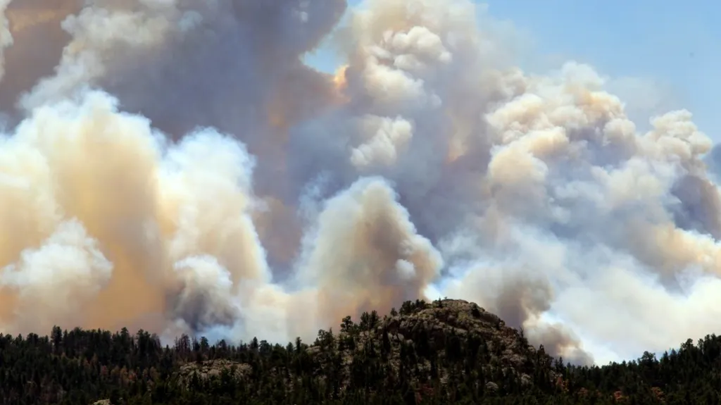 Požár v americkém státě Colorado