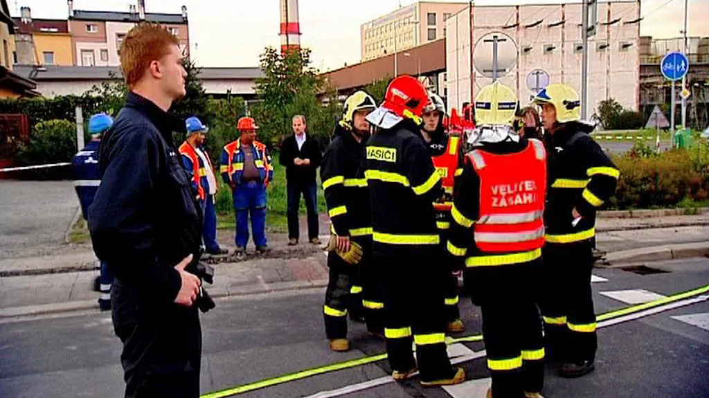 Únik plynu v Ostravě