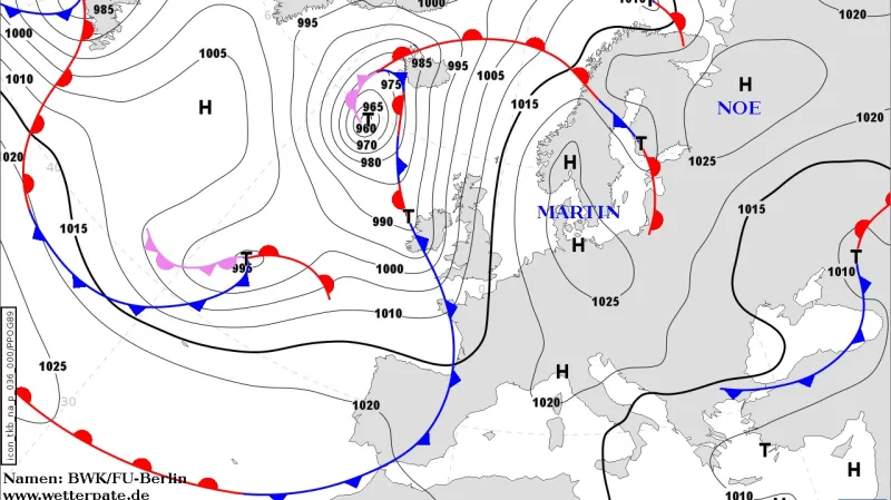Tlaková výše Martin