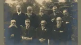 Ministerský předseda ČSR Karel Kramář s výborem ruských spisovatelů a novinářů (1925)