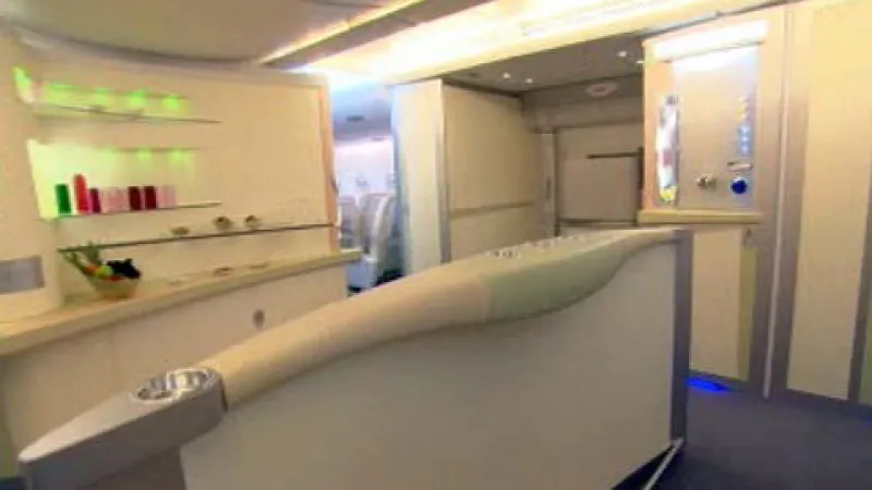 Bar v letadle Airbus A380