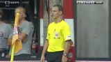 Neuznaný gól Pavla Dreksy v zápase Slavia - Sigma Olomouc