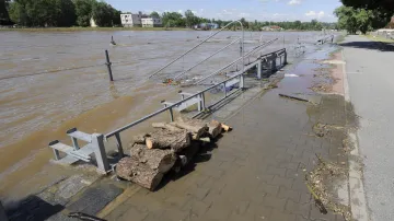 Pražská Troja po povodni