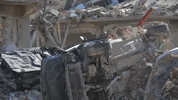 Zničené město Kobani