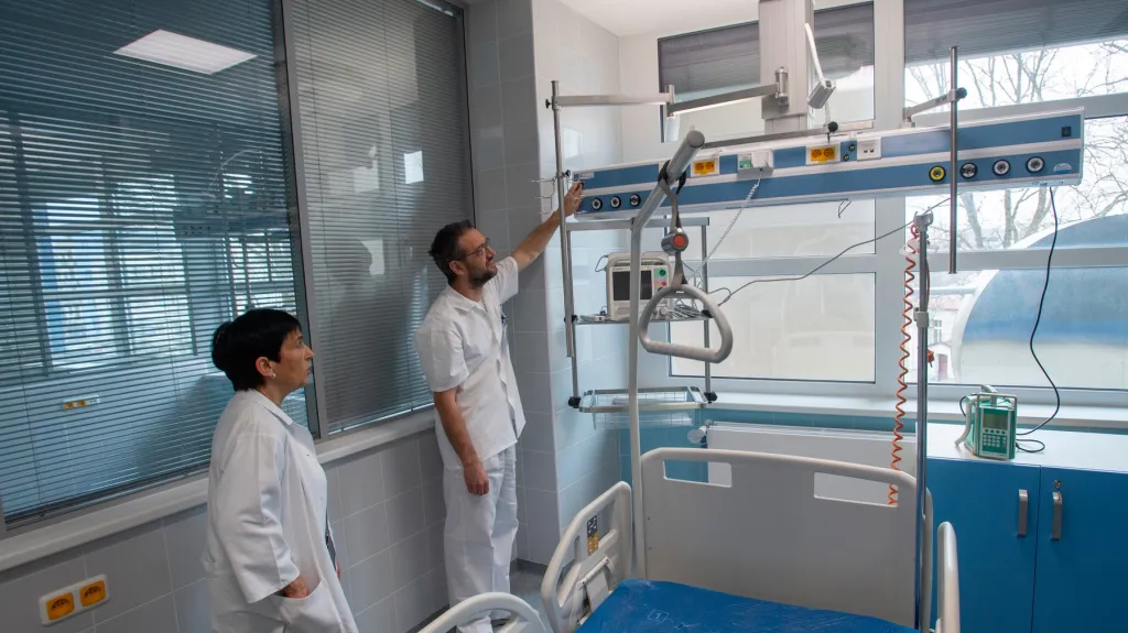 Zmodernizovaná oddělení JIP a ARO svitavské nemocnice