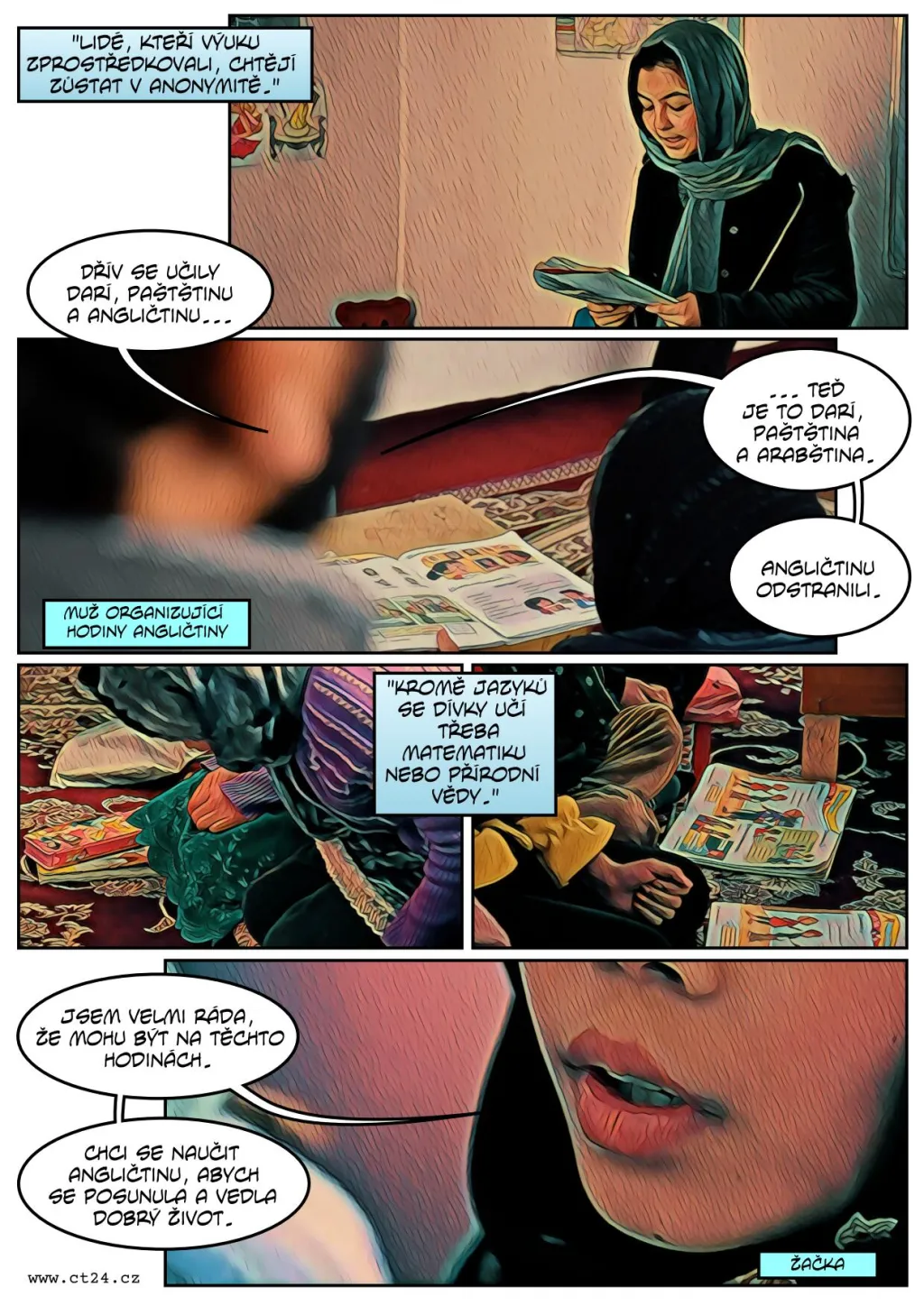 Taliban stále komplikuje vzdělávání afghánským dívkám, učí se ve školách tajně