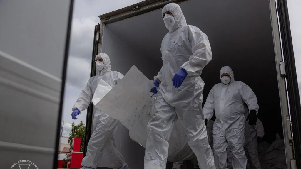 Repatriace těl padlých Ukrajinců