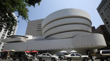 Guggenheimovo muzeum v New Yorku od Franka Lloyda Wrighta