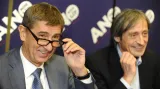 Andrej Babiš a Martin Stropnický (ANO)