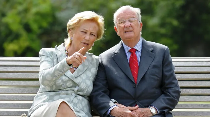 Belgický král Albert II. se svou manželkou Paolou