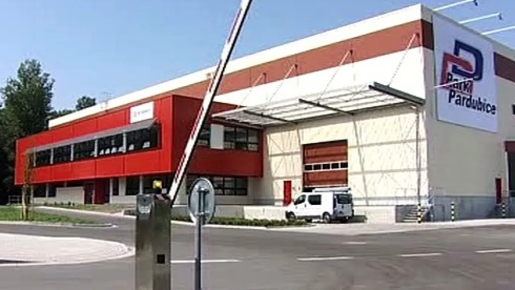 Skladový areál v Pardubicích
