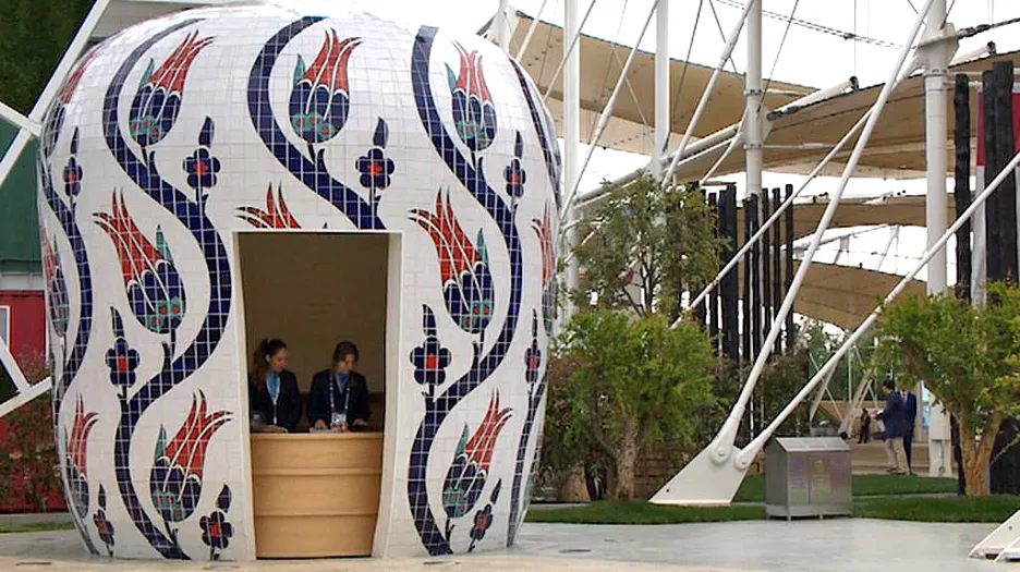 Pořadatelé na výstavě Expo 2015 v Miláně