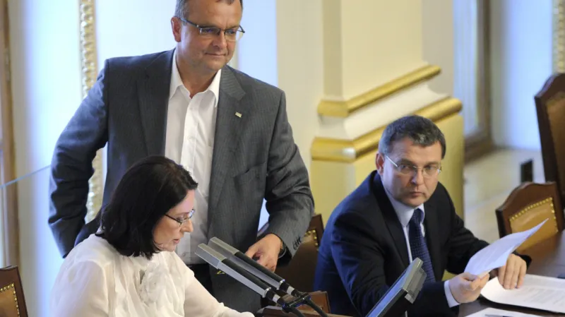 Miroslav Kalousek a Miroslava Němcová