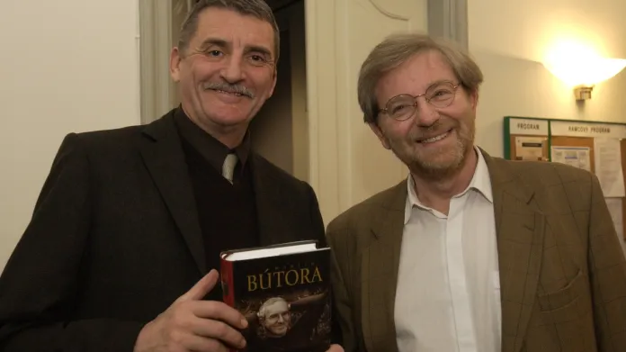 Martin Huba a Martin Porubjak v roce 2004