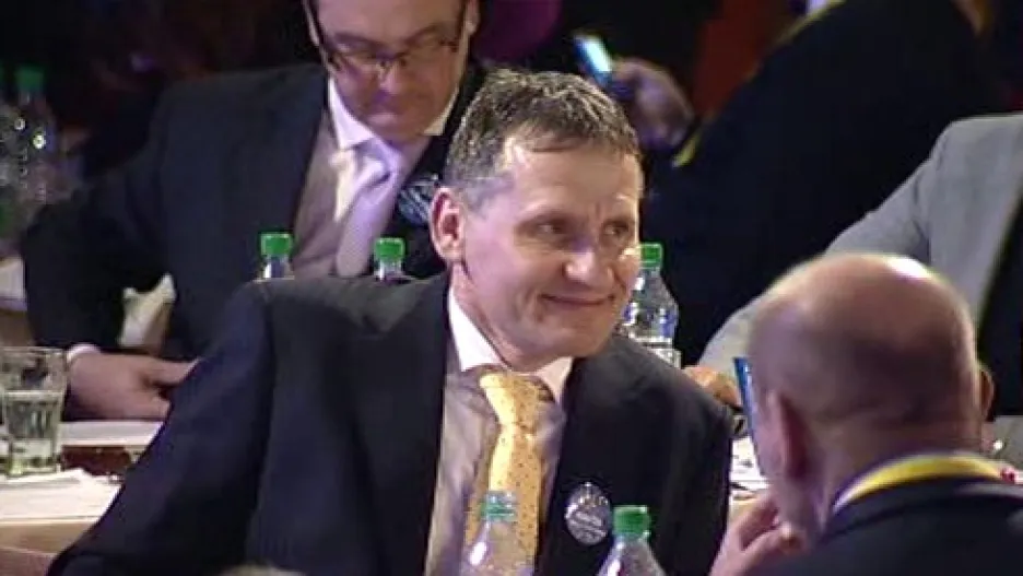 Jiří Čunek na sjezdu lidovců v roce 2009