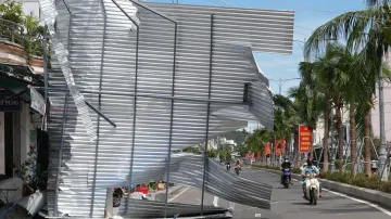 Následky tajfunu Kalmaegi ve vietnamském Dac Laku (snímek ze 7. listopadu 2025)