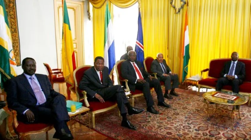 Afričtí prezidenti u Laurenta Gbagba