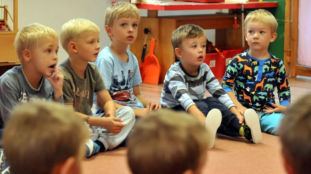 Děti v mateřské škole