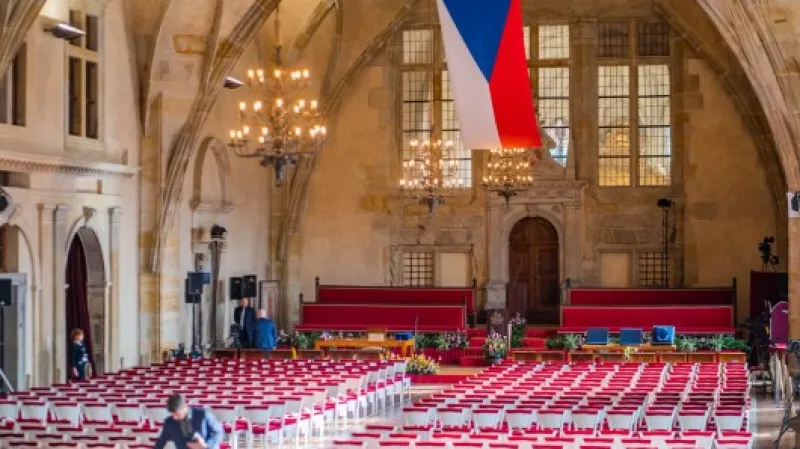 Ve Vladislavském sále vrcholí přípravy na inauguraci,  Autor: Václav Hodina