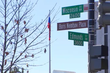 Washington provokuje Moskvu. Nové náměstí Borise Němcova leží přímo před ruskou ambasádou