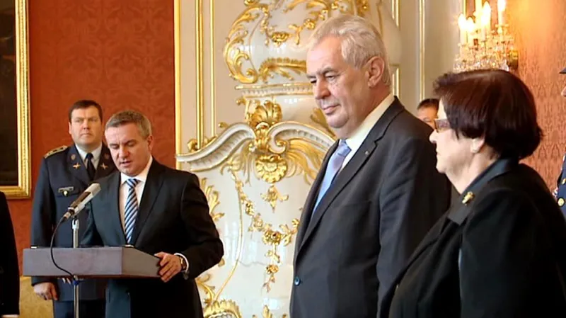Miloš Zeman a Marie Benešová