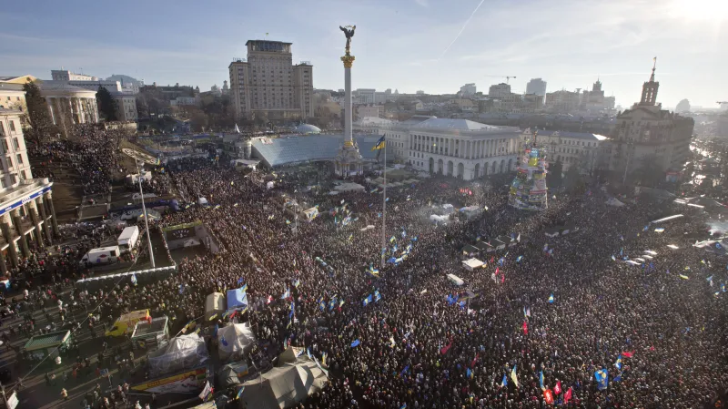 Protesty na Ukrajině
